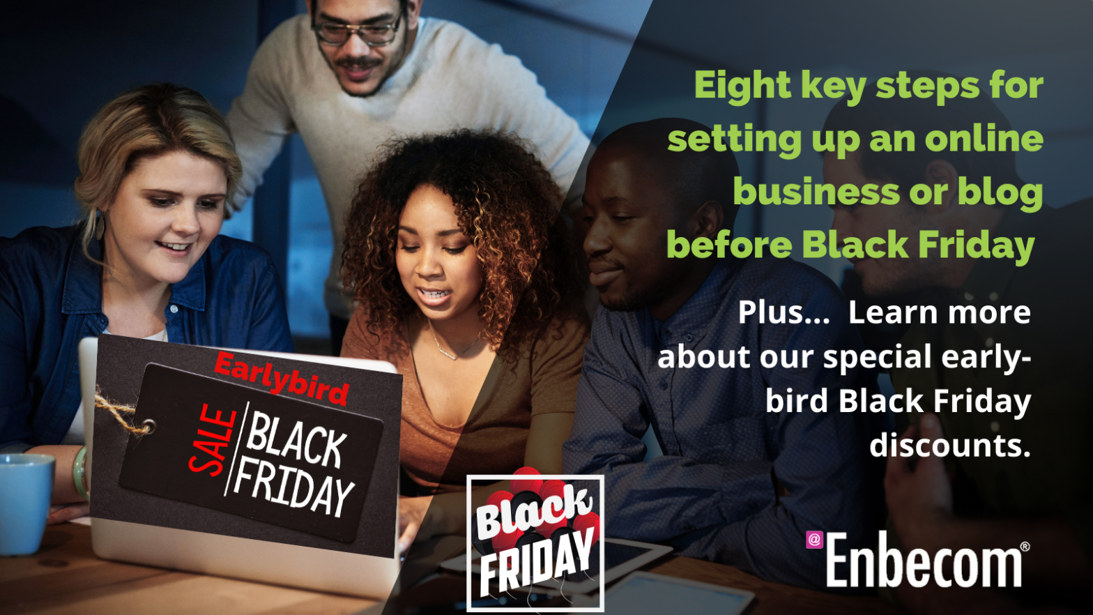 Eight key steps for setting up an online business or blog before Black Friday