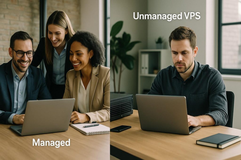 The difference between managed and unmanaged VPS - Enbecom Blog